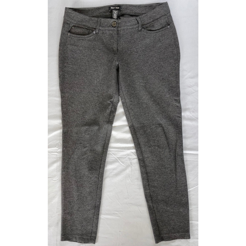 White House Black Market WHBM Ponte Knit 5-Pocket 'Slim Leg' Pants. 2S, EUC!!
